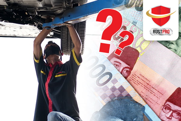harga anti karat kolong mobil