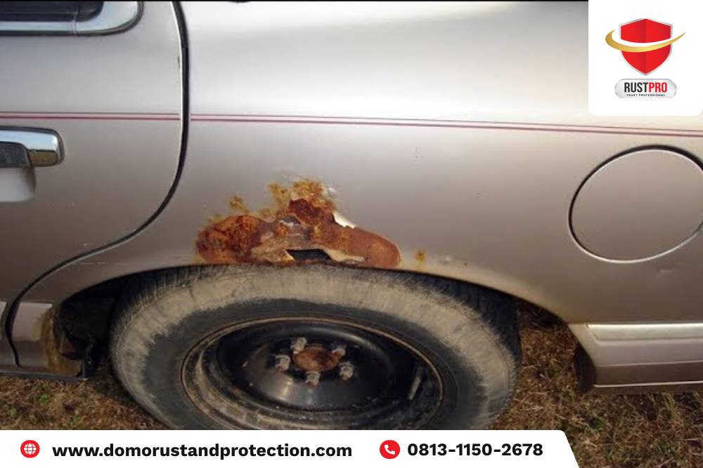 cara dempul mobil yang keropos