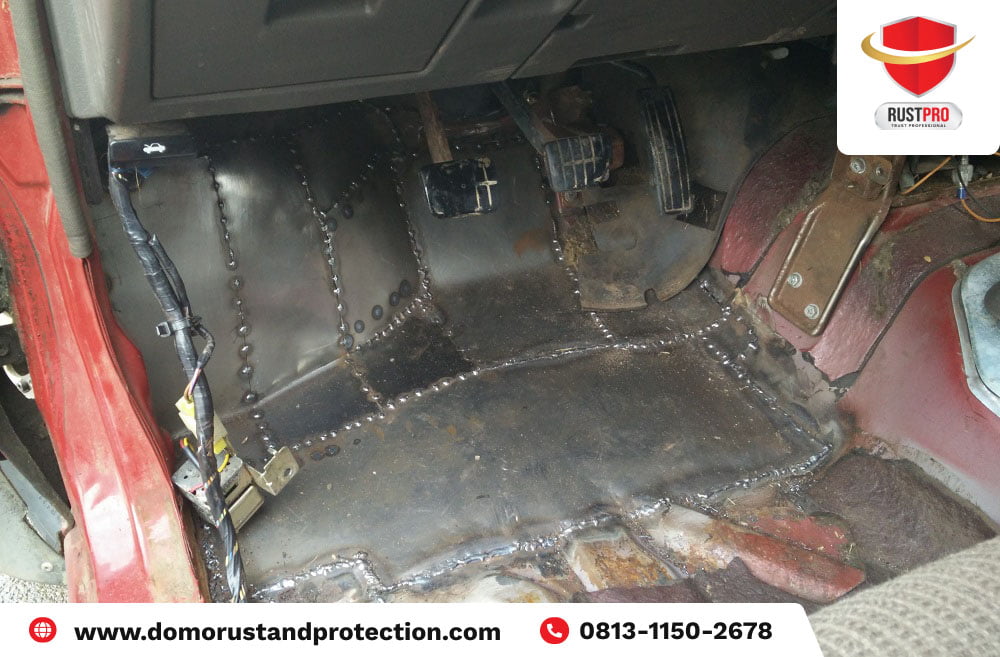 7 Cara Tambal Lantai Mobil Pakai Plat & Las