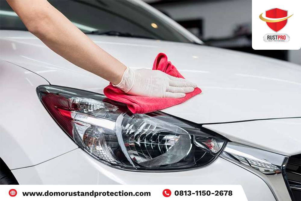 cara menghilangkan swirl mark di body mobil