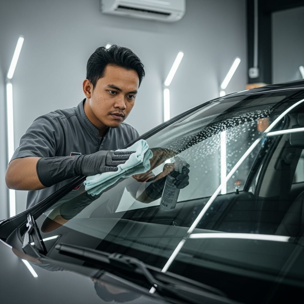 jasa pembersih jamur kaca mobil