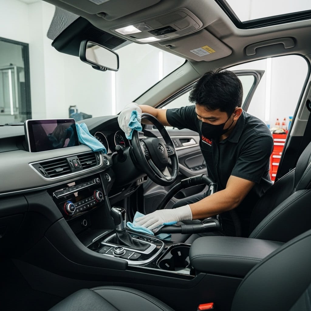 jasa detailing interior mobil