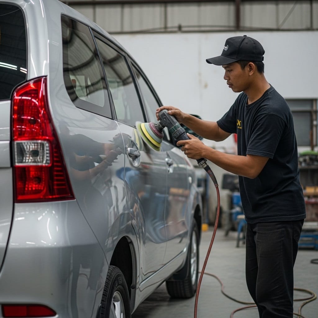 jasa poles cat mobil di Pontianak