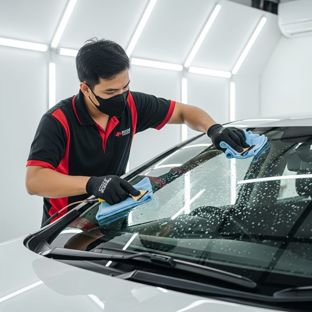 Jasa Menghilangkan Jamur Kaca Mobil