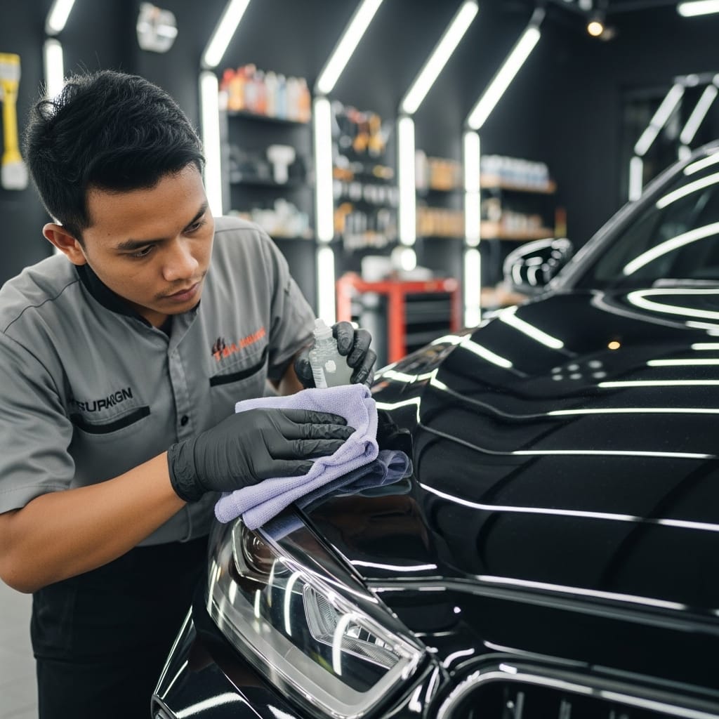 Jasa Coating Lampu Mobil Pontianak