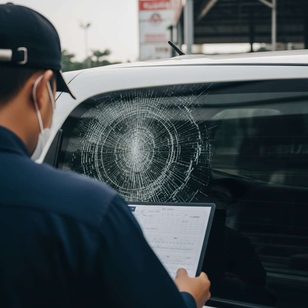 Service Kaca Mobil Retak di Pontianak