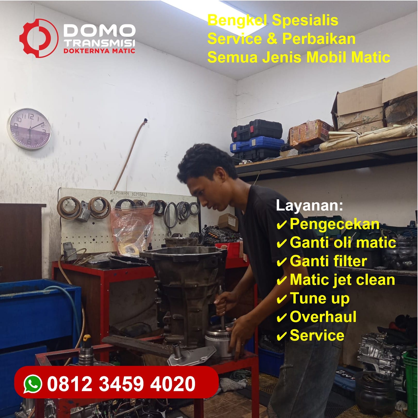 Ahli Bengkel Mobil Mitsubishi Xpander Matic Jakarta Barat Terpercaya