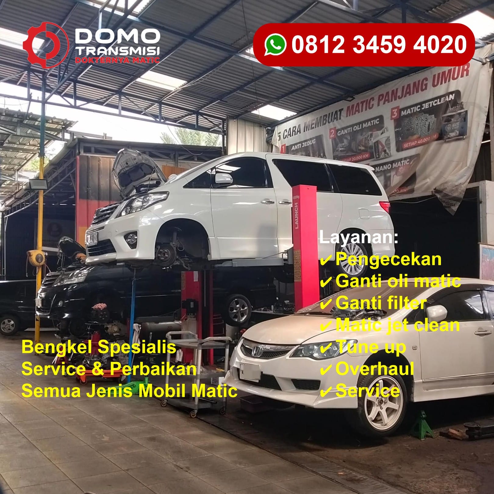 Bengkel Mobil Alphard Matic Jakarta Barat Solusi Getaran Lebih Lanjut