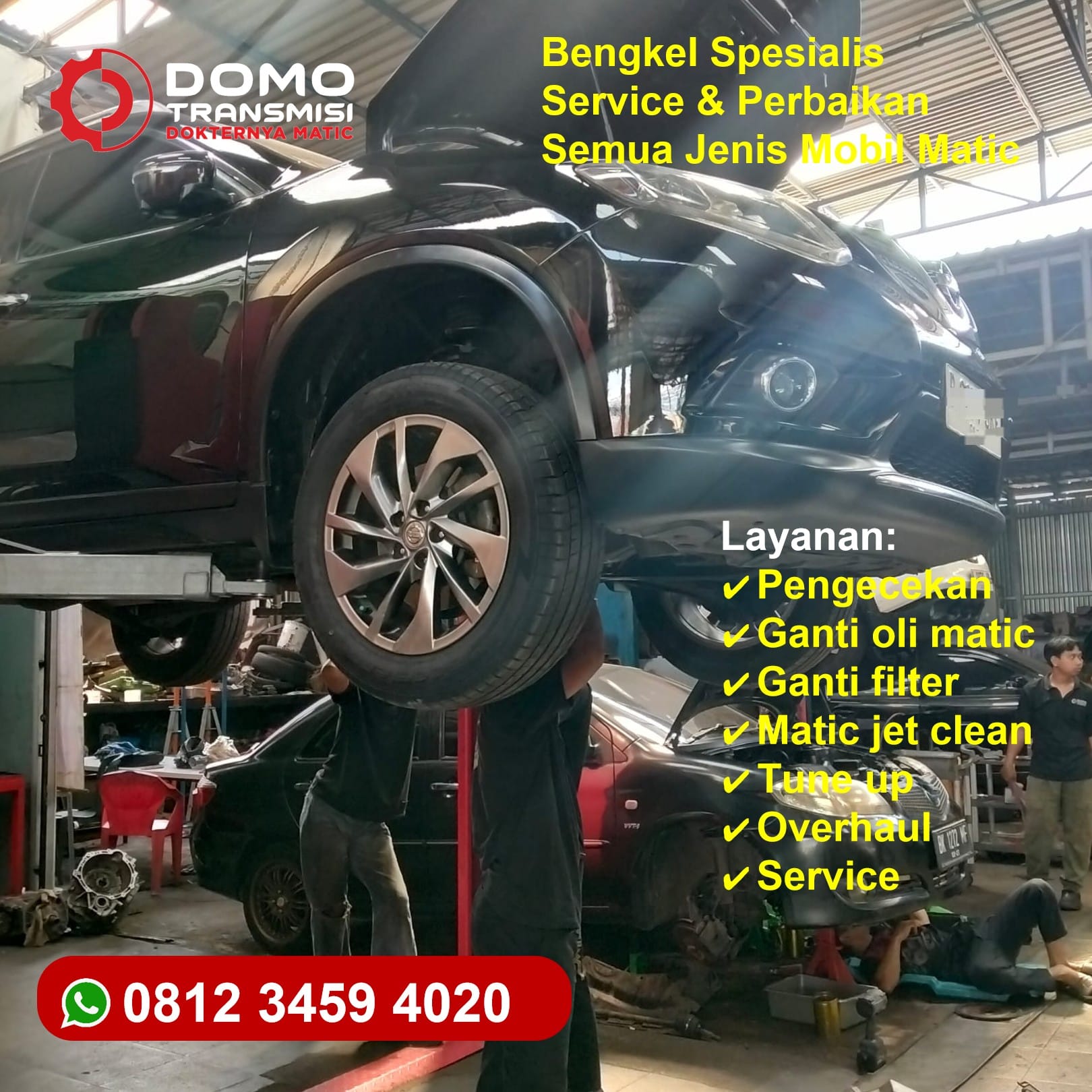 Bengkel Mobil Grand Livina Matic Jakarta Barat Bergaransi