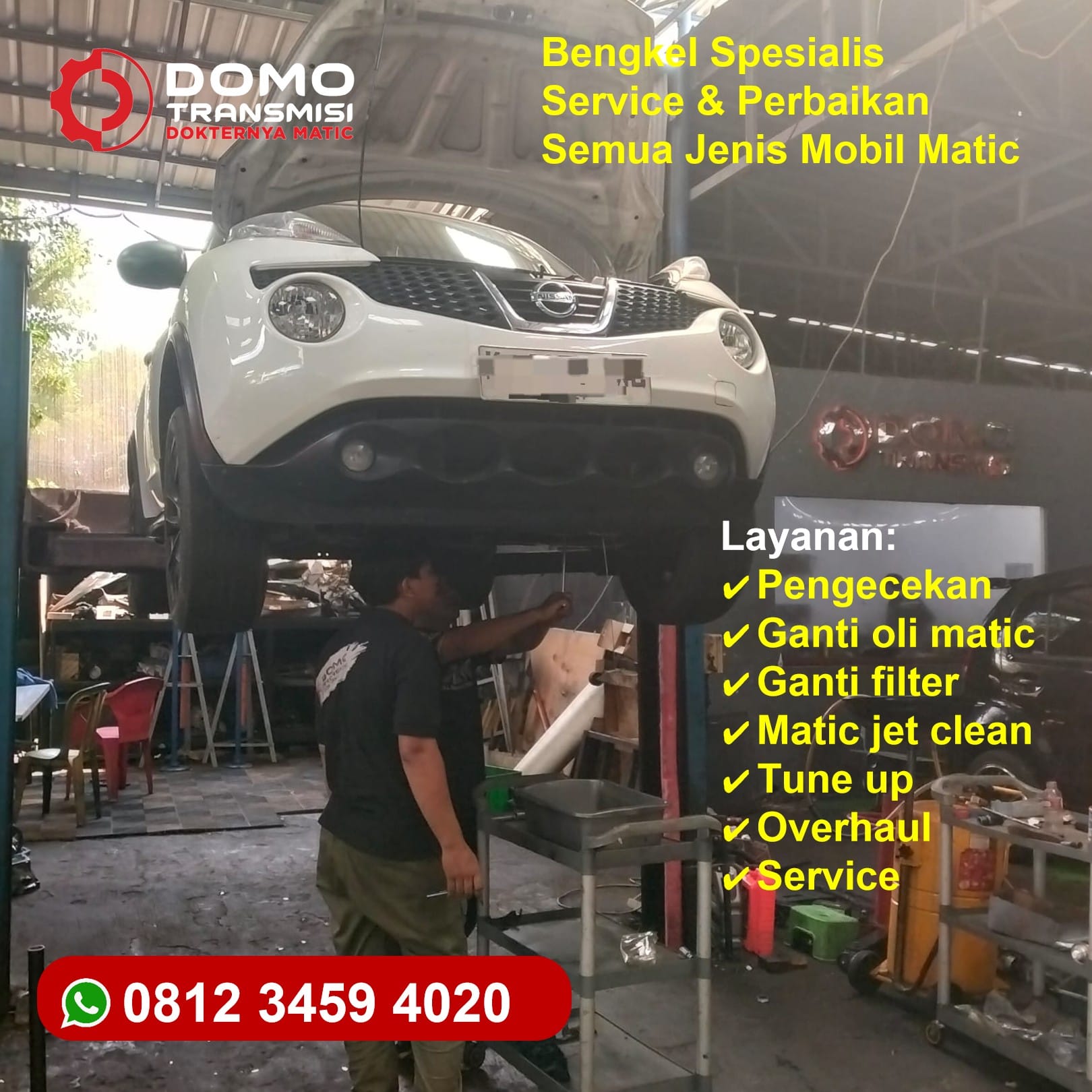 Bengkel Mobil Harrier Matic Jakarta Barat Teknisi Ahli
