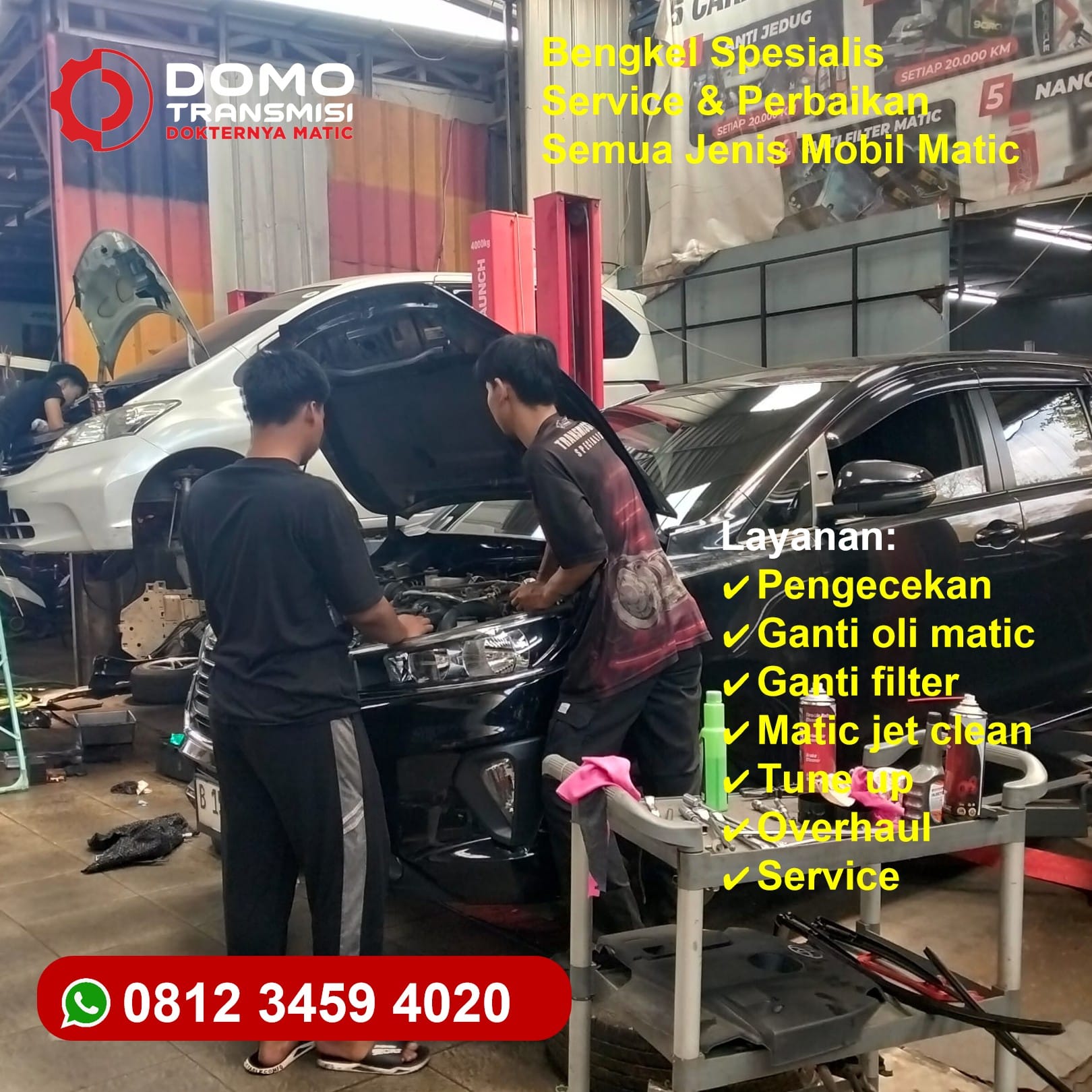 Bengkel Mobil Honda Mobilio Matic Jakarta Barat Hasil Rapi