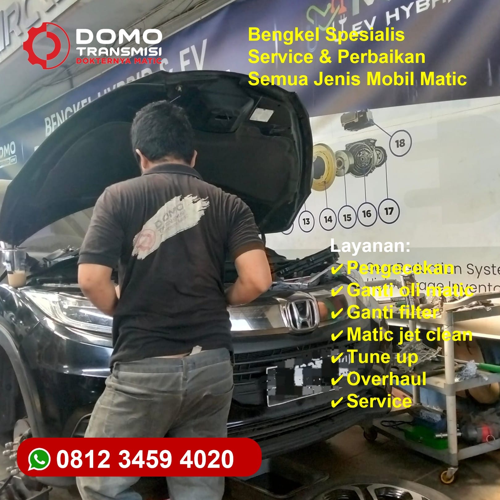 Bengkel Mobil Matic Terbaik Jakarta Barat Langganan Komunitas
