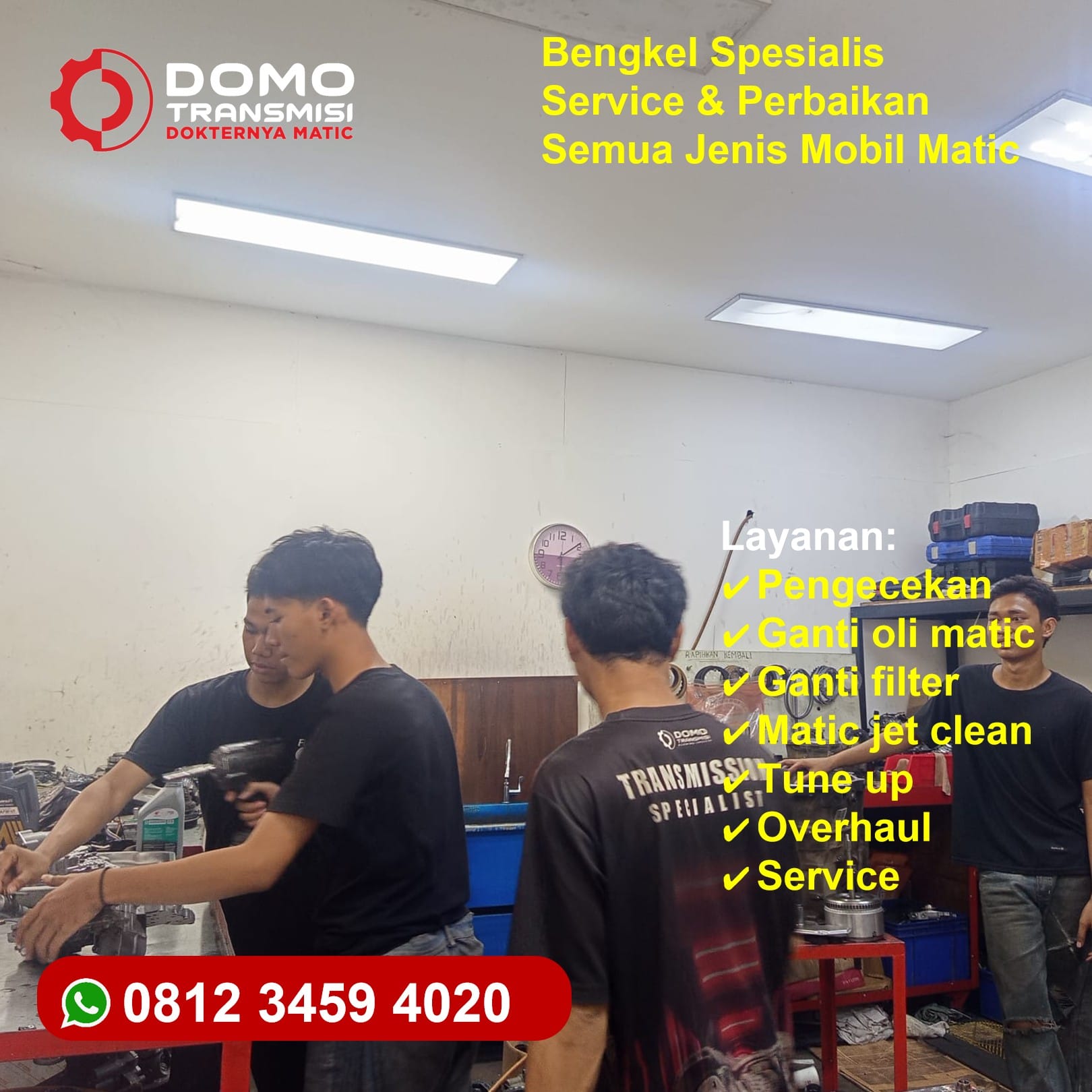 Bengkel Mobil Mercy Matic Jakarta Barat Teknisi Sertifikasi