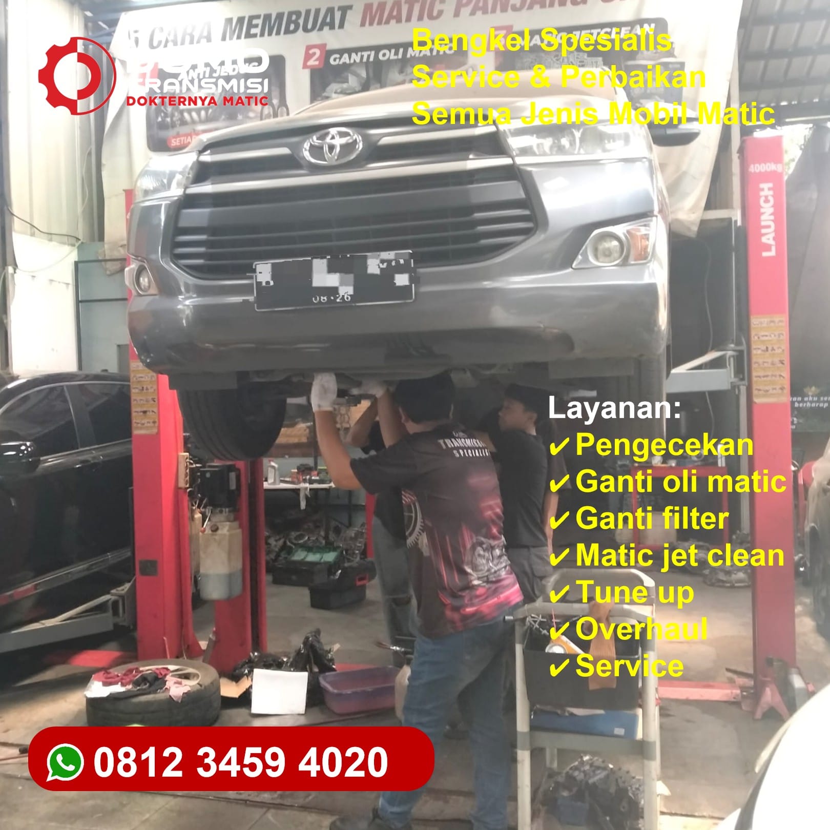 Bengkel Mobil Sienta Matic Jakarta Barat Layanan Teknisi Bersertifikat