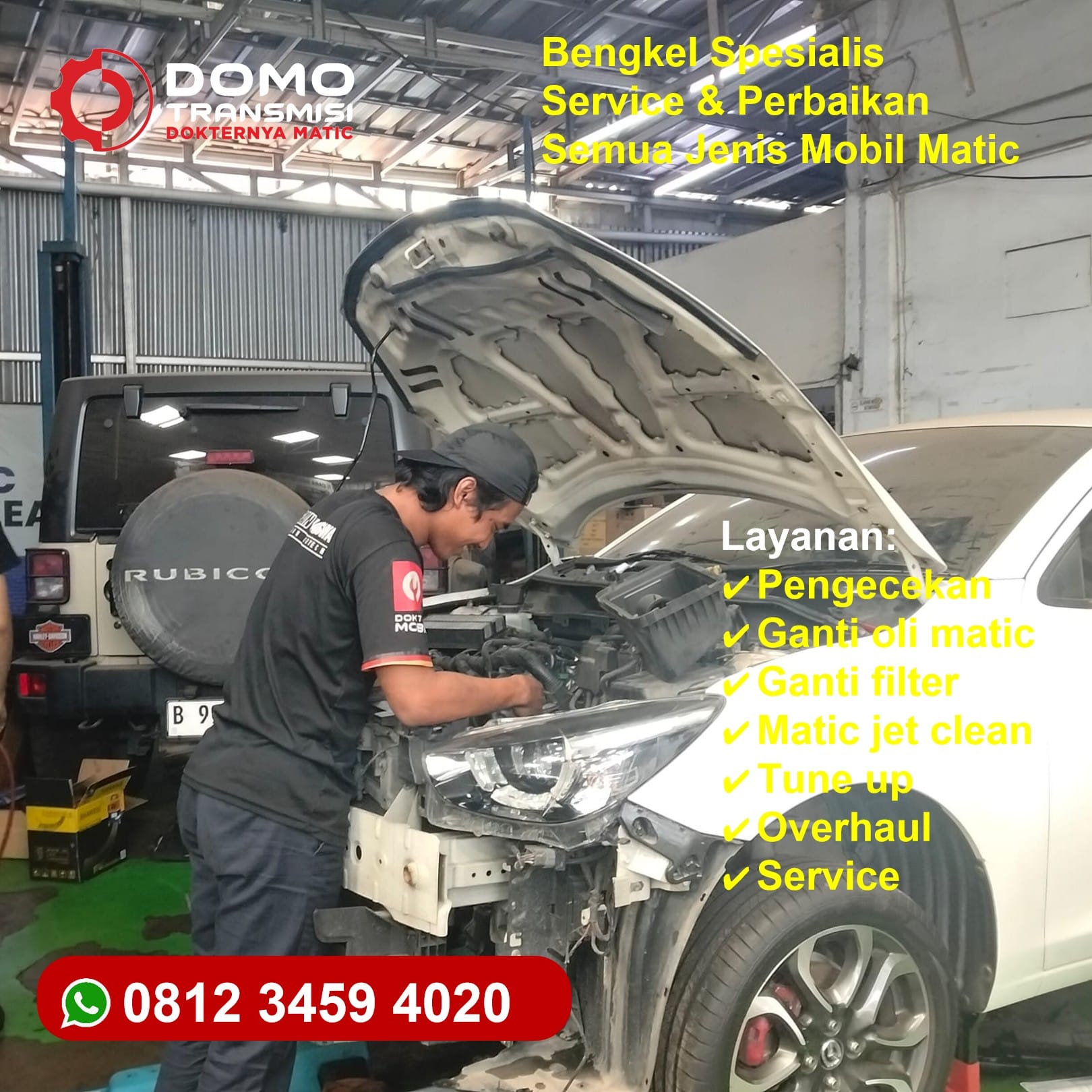 Promo Bengkel Mobil Rush Matic Jakarta Barat Spesialis Transmisi Awet