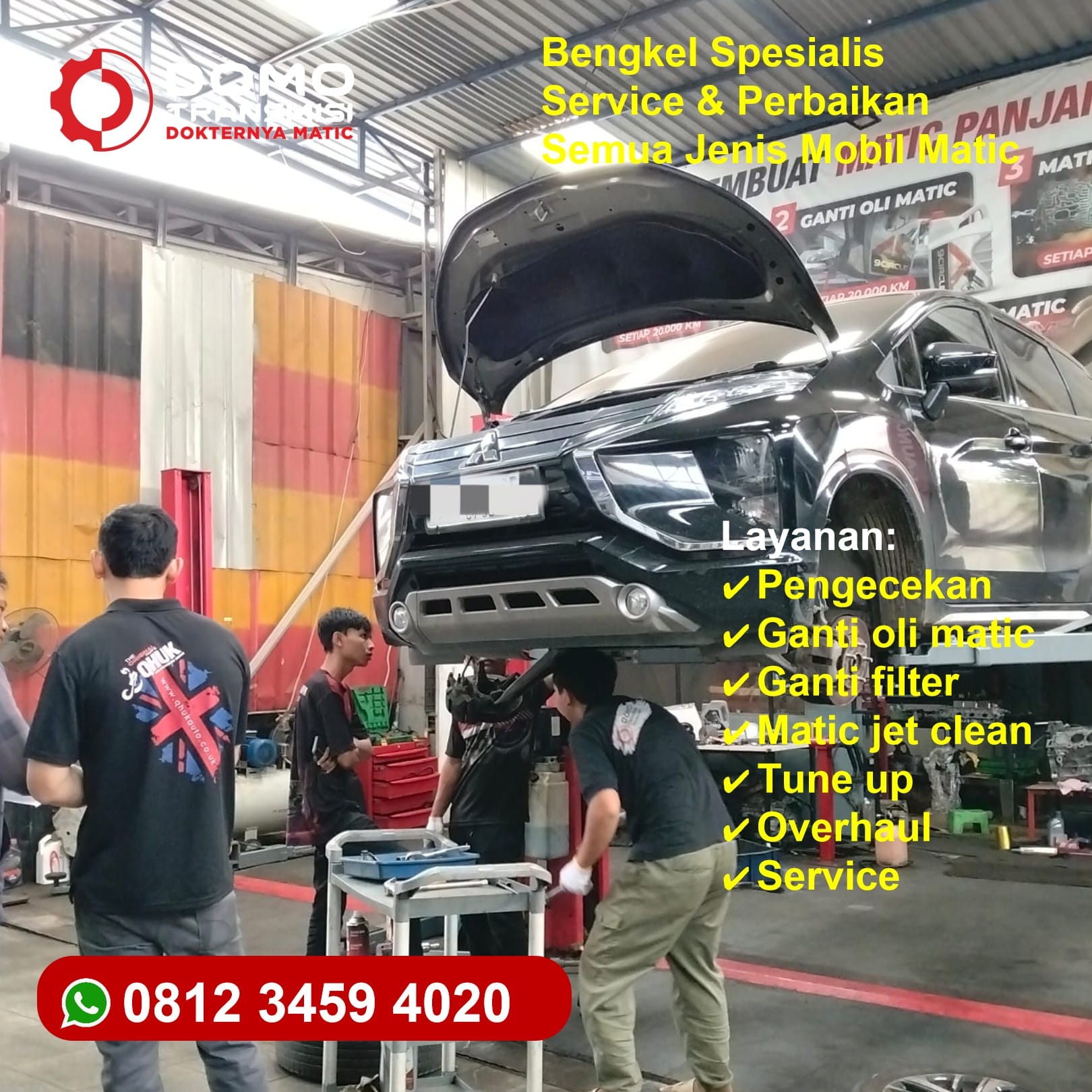 Teknisi Canggih Service Transmisi Matic Wuling Almaz Jakarta