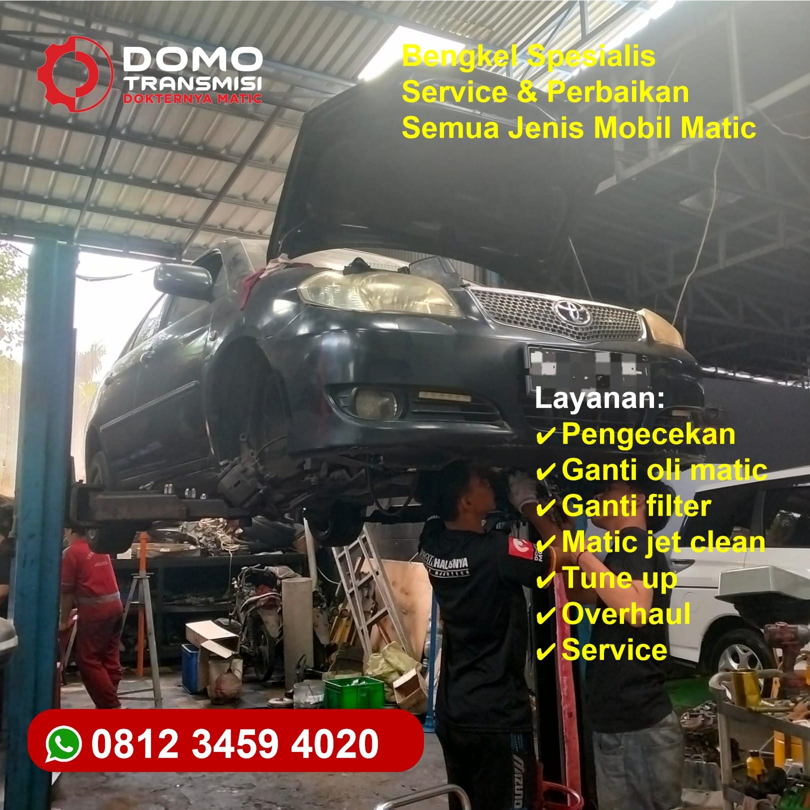 Bengkel Mobil Vios Matic Jakarta Barat Teknisi Sertifikasi