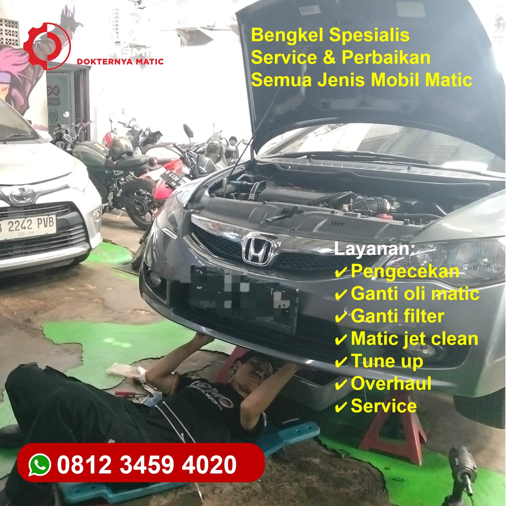 Biaya Bengkel Spesialis Mazda Matic Jakarta Barat Ekonomis