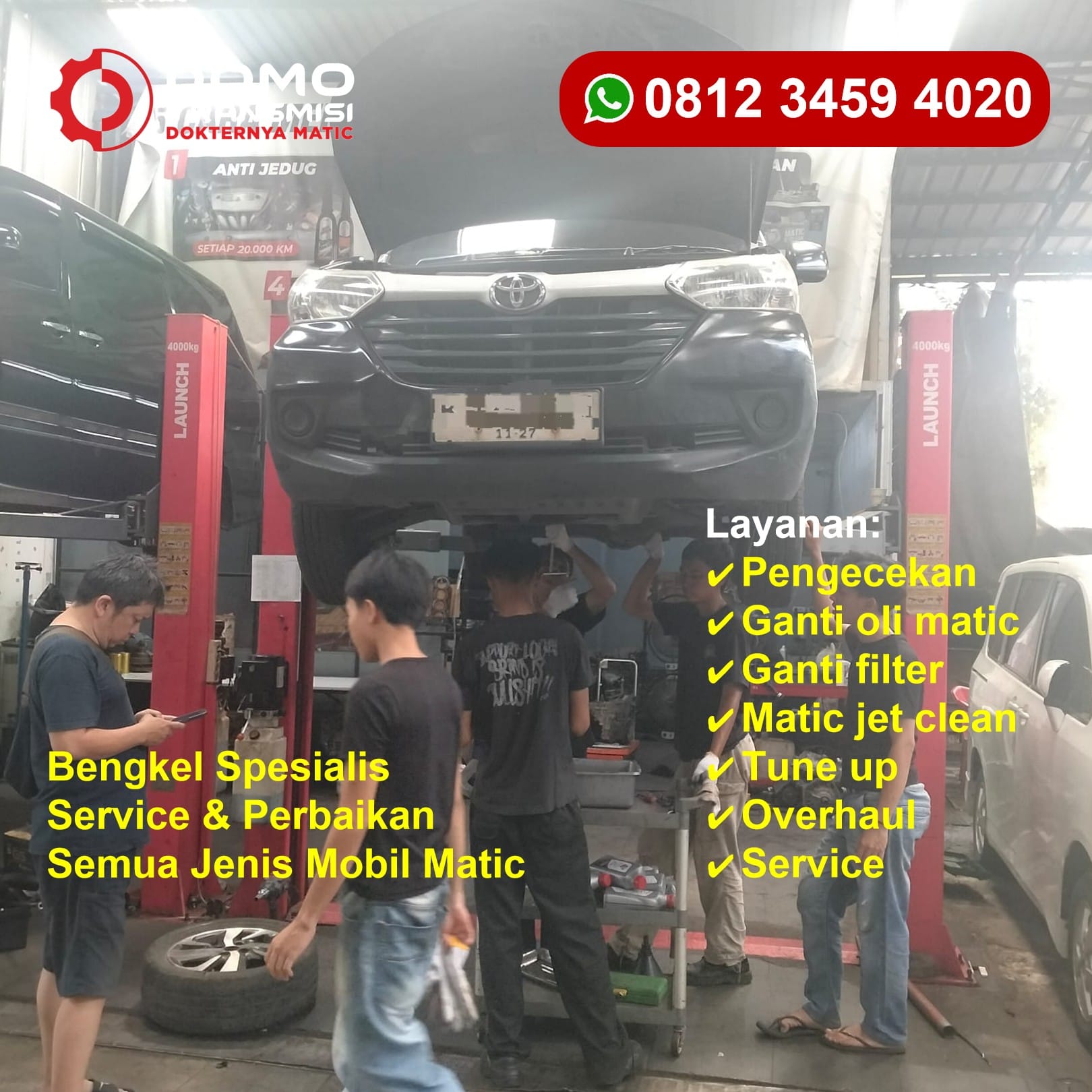 Cek Bengkel Mobil Wuling Cortez Matic Jakarta Barat Handal